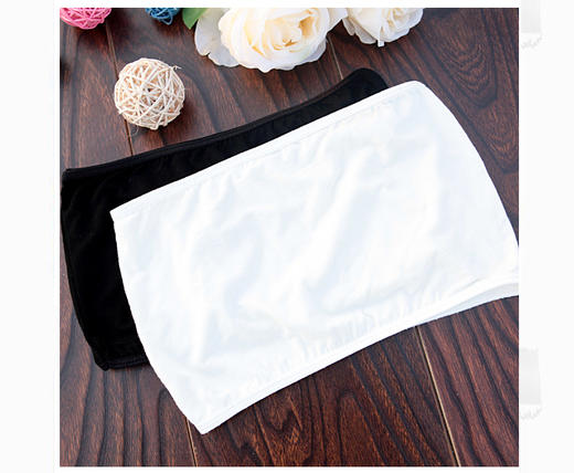 买一送一！黛唯梵 韩版防走光抹胸打底内衣女短款裹胸薄无肩带上衣文胸吊带围胸七夕情人节 商品图3