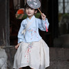 LLFS1035新款中国风优雅气质童装汉服裙两件套TZF 商品缩略图4