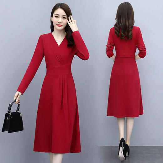 WZNH-OKYZ68572020秋季新款典雅气质时尚连衣裙 商品图2