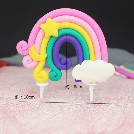 软陶摆件 卡通树女孩皇帝皇后小狮子小猪老虎狐狸玲娜老爷爷奶奶蜡烛脚丫装饰摆件插件 商品图9