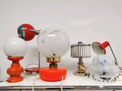 意大利1960s台灯 MURANO橘色 亮灯后绝美 商品图8