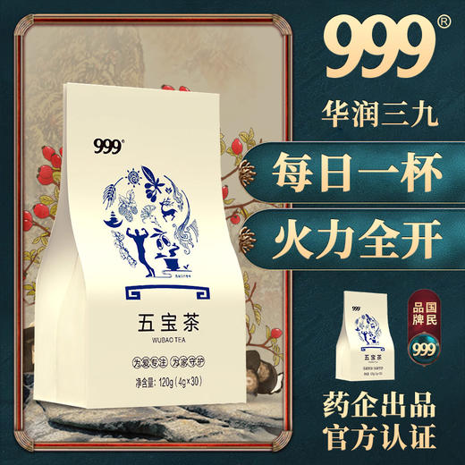 999五宝茶男人玛咖肾茶人参红枣枸杞黄精三九组合八宝健康茶