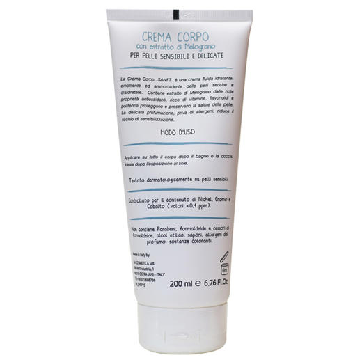 意大利适安赋轻柔舒缓护肤乳200ml 身体乳触感温和植物芳香润泽 商品图2