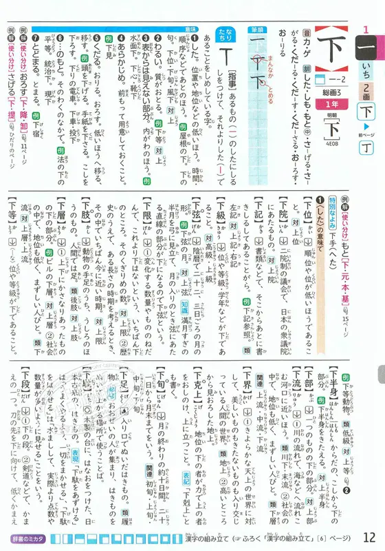 中商原版 三省堂例解小学汉字辞典熊猫版第6版日文原版三省堂例解小学漢字辞典第六版パンダデザイン