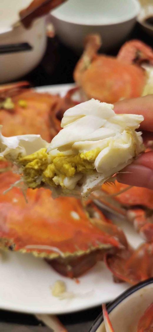 周三下午三点提货小娘蟹一箱3斤大概11到12只左右138元肉质紧实