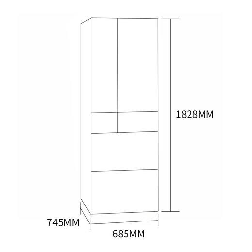 【盛元新生活】松下（Panasonic）原装日本进口多门电冰箱家用变频智能风冷无霜去味杀菌零度保鲜 带变温自动制冰 商品图1