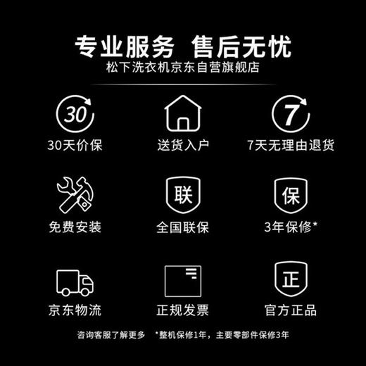 【盛元新生活】松下（Panasonic）滚筒洗衣机全自动10公斤 洗烘一体机 暖风无水除菌 常温双重除菌XQG100-LD169 商品图7