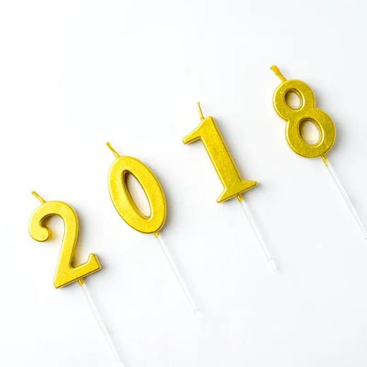 生日派对创意土豪金数字蜡烛 10元/根金色数字蜡烛，仅支持蛋糕与下午茶一起购买配送（不支持单独配送） 商品图2