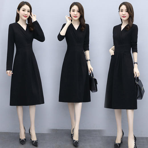 WZNH-OKYZ68572020秋季新款典雅气质时尚连衣裙 商品图1