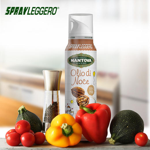 宝宝油意大利MANTOVA轻喷辅食油核桃油含DHA辅食油喷雾100ml【曼陀法】 商品图1