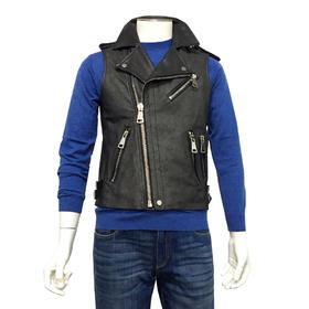 Marco Azzali 皮背心 L3706400