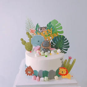 狮子家-狮子座专属定制生日蛋糕 纪念日蛋糕 聚会 仪式感必备（狮子摆件随机更换，介意慎拍）