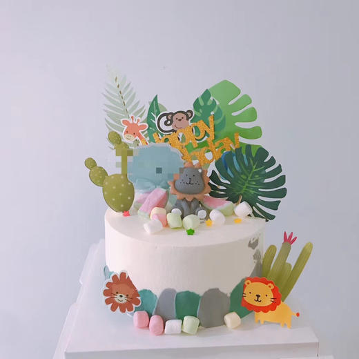 狮子家-狮子座专属定制生日蛋糕 纪念日蛋糕 聚会 仪式感必备（狮子摆件随机更换，介意慎拍） 商品图0