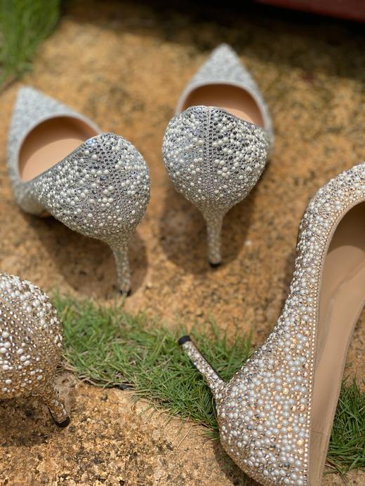 Westory2020年秋季新款珠光宝气高跟鞋W20CE70111 商品图2