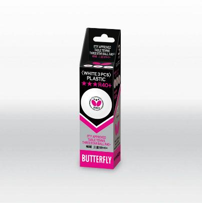 BUTTERFLY 蝴蝶 新材料R40+有缝乒乓球 国球汇 商品图1