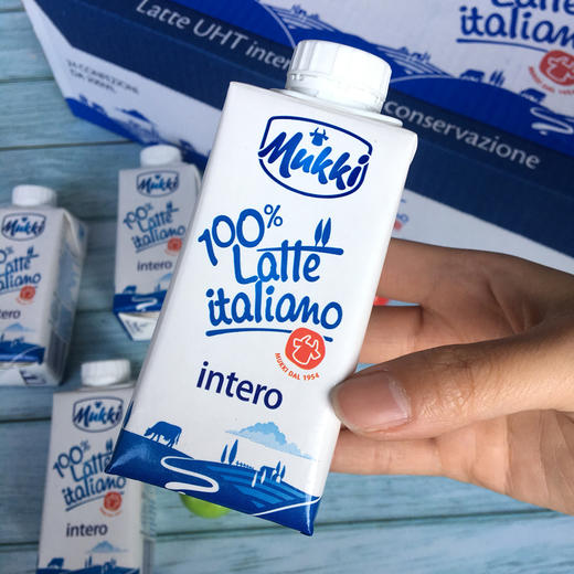 【长期团】牧琴全脂纯牛奶意大利原装进口成人儿童营养早餐奶200ml【果汁乳品】 商品图2