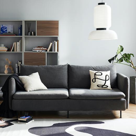 [微瑕样品] 初间家居 半日闲三人位舒适休闲沙发 - 自如优品商城