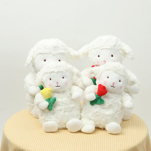 2020新款治愈系萌宠小#手持花咩咩羊玩具130094130