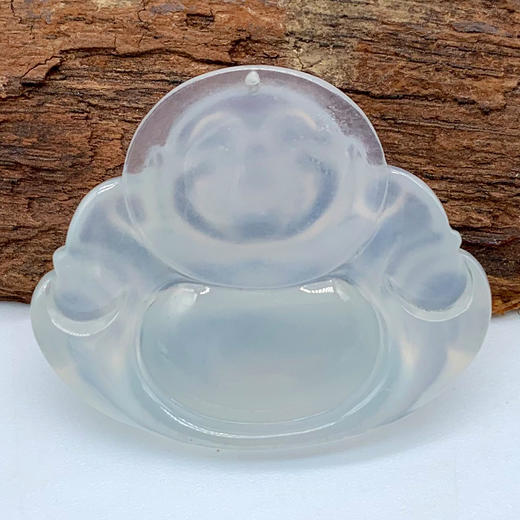 派瑞翡翠 翡翠佛 冰种 无色 商品图1