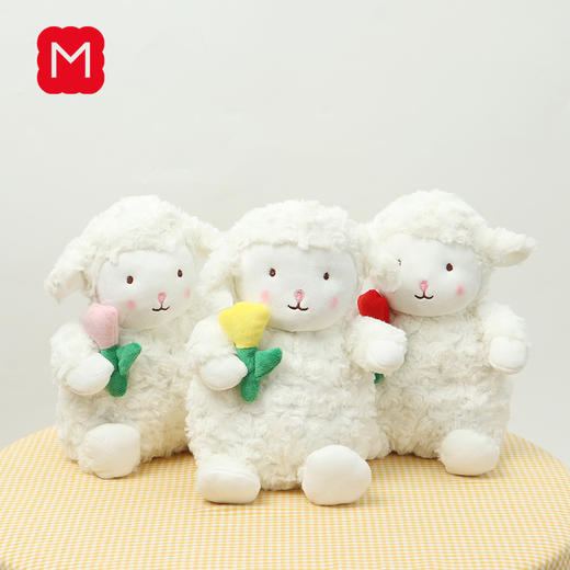 2020新款治愈系萌宠小#手持花咩咩羊玩具130094130