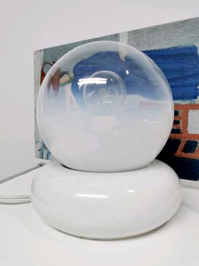 意大利1970s中古MAZZEGA渐变Murano台灯 带标