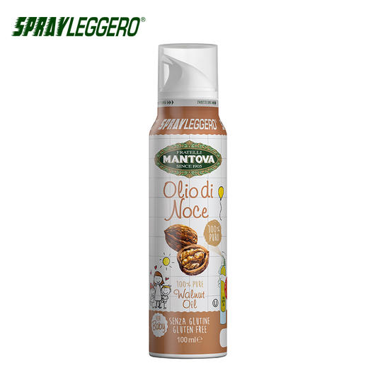 宝宝油意大利MANTOVA轻喷辅食油核桃油含DHA辅食油喷雾100ml【曼陀法】 商品图4