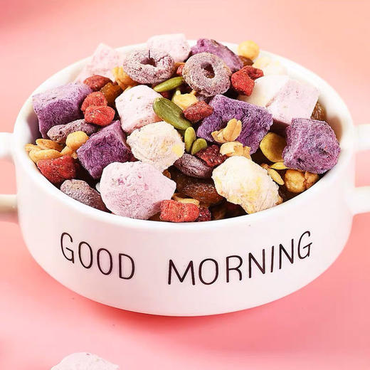 酸奶果粒麦片燕麦片水果混合学生早餐非低脂即食营养代餐网红500g