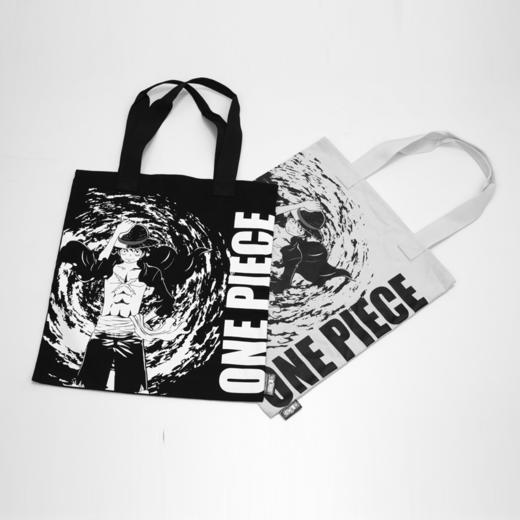 ONE PIECE 海贼王 航海王 简约黑白帆布袋手提袋H-003 商品图1