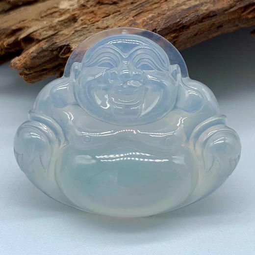 派瑞翡翠 翡翠佛 冰种 无色 商品图0