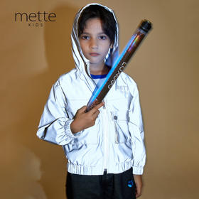 METTE童装男童连帽外套20秋中大童男宝薄款内搭棉布双层休闲上衣