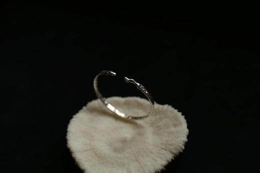 CHEZ BOQUE 印象系列原创手工925银手镯《触不可及》 商品图3