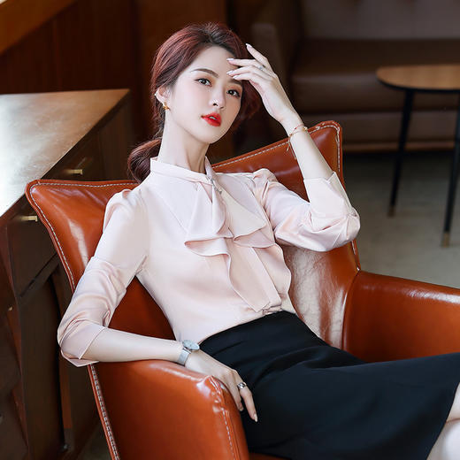 GR-SY-7A8003秋装长袖职业装气质韩版工作服 商品图0