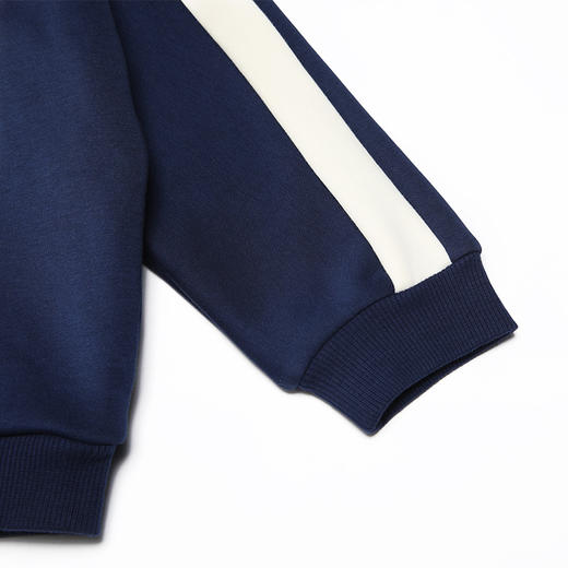 METTE童装冬新品男童连帽卫衣时尚动物印花加绒加厚上衣保暖外套 商品图7