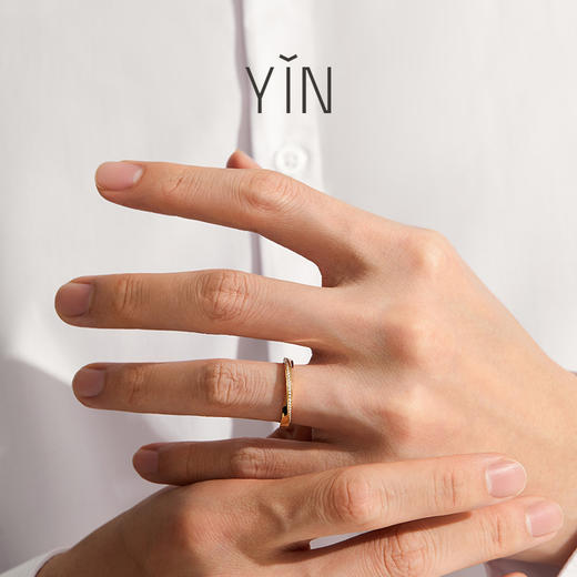 「隐」3.0扭转棱面钻石戒指 商品图9