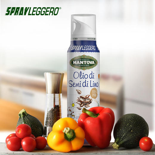 宝宝油意大利MANTOVA轻喷辅食油亚麻籽油宝宝辅食油喷雾100ml【曼陀法】 商品图1