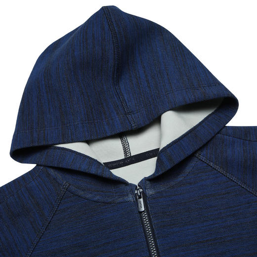 METTE童装2020秋新品男童连帽宽松外套时尚拼接防风保暖条纹夹克 商品图3