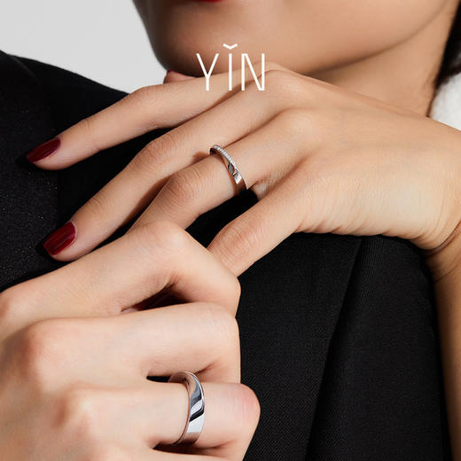 「隐」3.0扭转棱面钻石戒指 商品图8