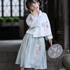 LLFS1035新款中国风优雅气质童装汉服裙两件套TZF 商品缩略图3