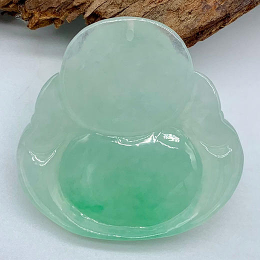 派瑞翡翠 翡翠佛 冰种 绿色 商品图1