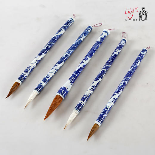 青花毛笔架 blue and white brush holder 商品图4