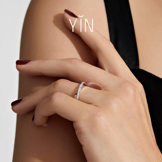 「隐」3.0扭转棱面钻石戒指 商品图6