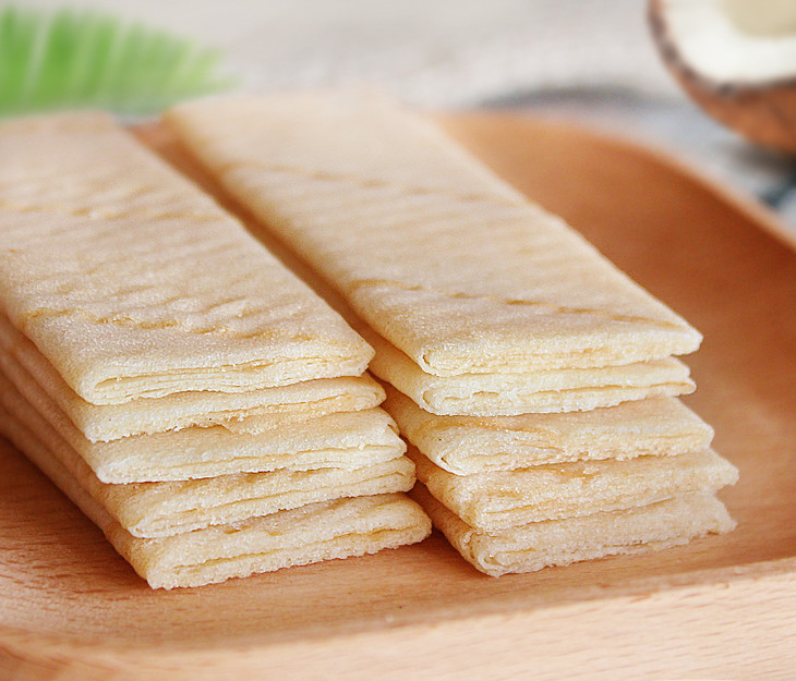 南国食品椰香薄饼187gx3