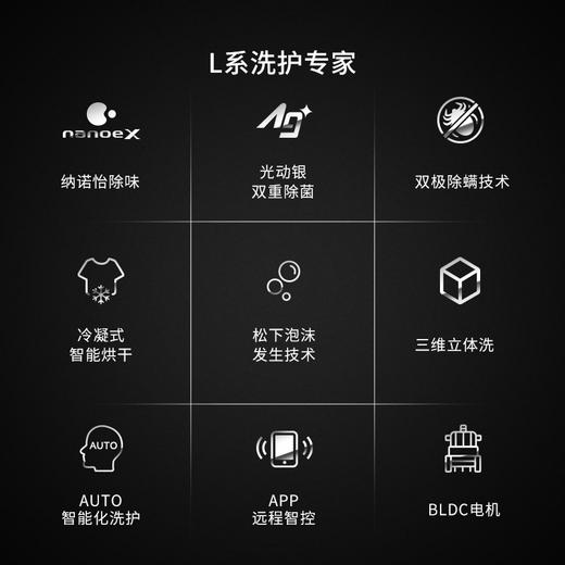 【盛元新生活】松下（Panasonic）滚筒洗衣机全自动10公斤 洗烘一体机 暖风无水除菌 常温双重除菌XQG100-LD169 商品图1