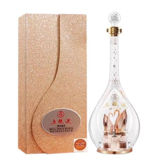 52度五粮液·缘定晶生（天鹅款）520ml 单瓶 商品图0