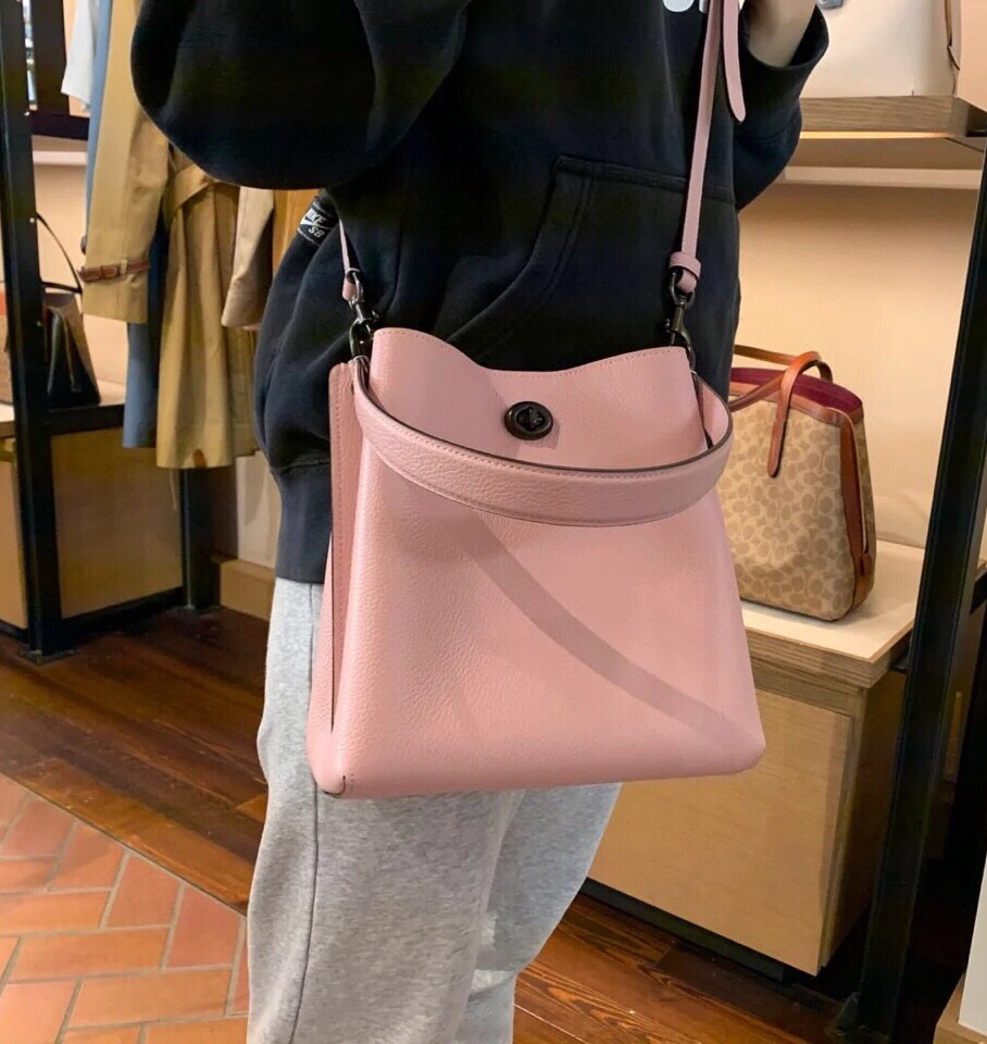 夏日特价480coach蔻驰女士charlie21号水桶包89102水桶包小号来了超美