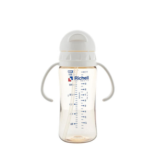 Richell利其尔ppsu儿童吸管杯防摔学饮杯宝宝水杯婴儿吸管奶瓶 商品图1
