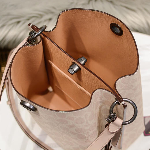 夏日特价480coach蔻驰水桶包89003经典charlie水桶包具有考究的日常