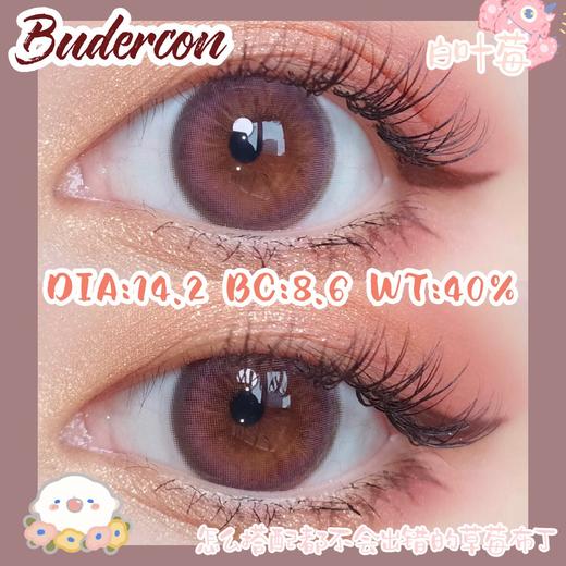 Budercon 白叶莓 14.2mm【粉棕色】 美瞳 商品图0