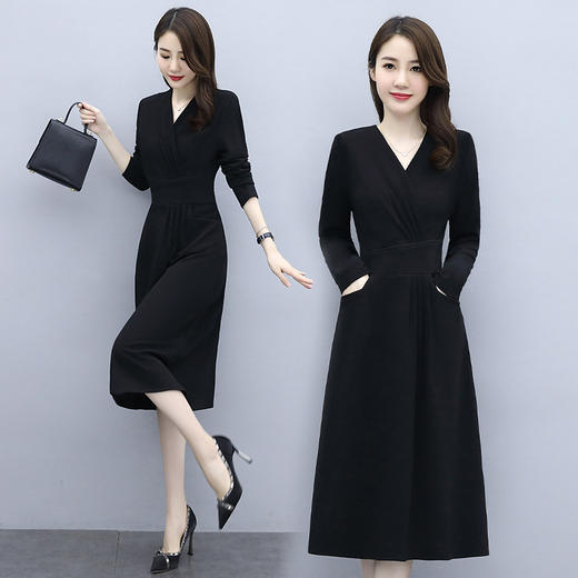 WZNH-OKYZ68572020秋季新款典雅气质时尚连衣裙 商品图3