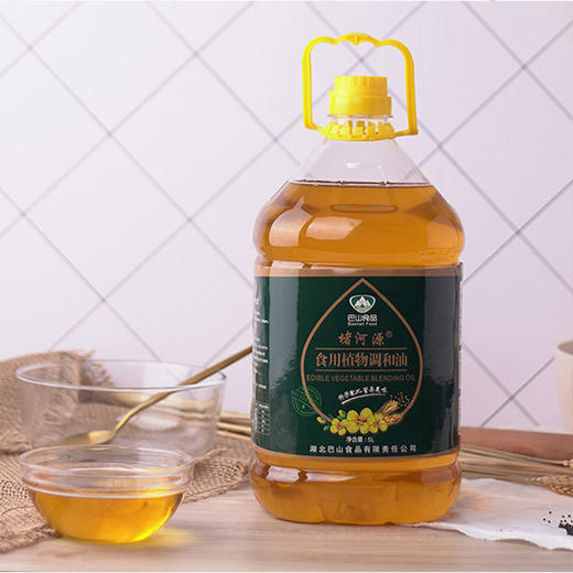 堵河源食用植物调和油（芝麻香）5L/瓶 商品图0